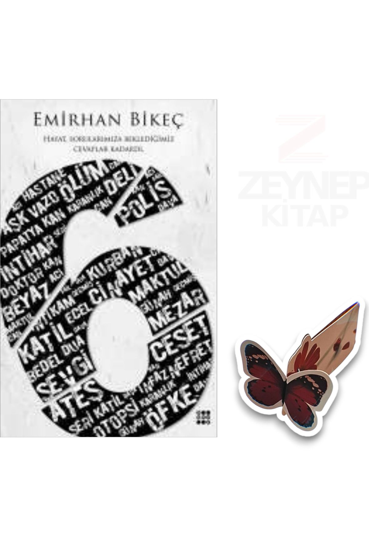 Dokuz Yayınları Altı - Emirhan Bikeç (Özel Tasarım Hareketli Kelebek Ayraç Hediye)