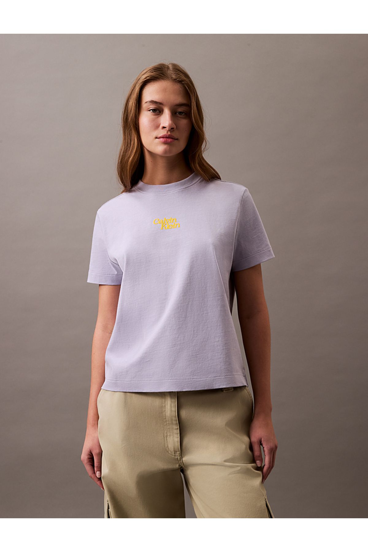 Calvin Klein Flock Logo T-Shirt
