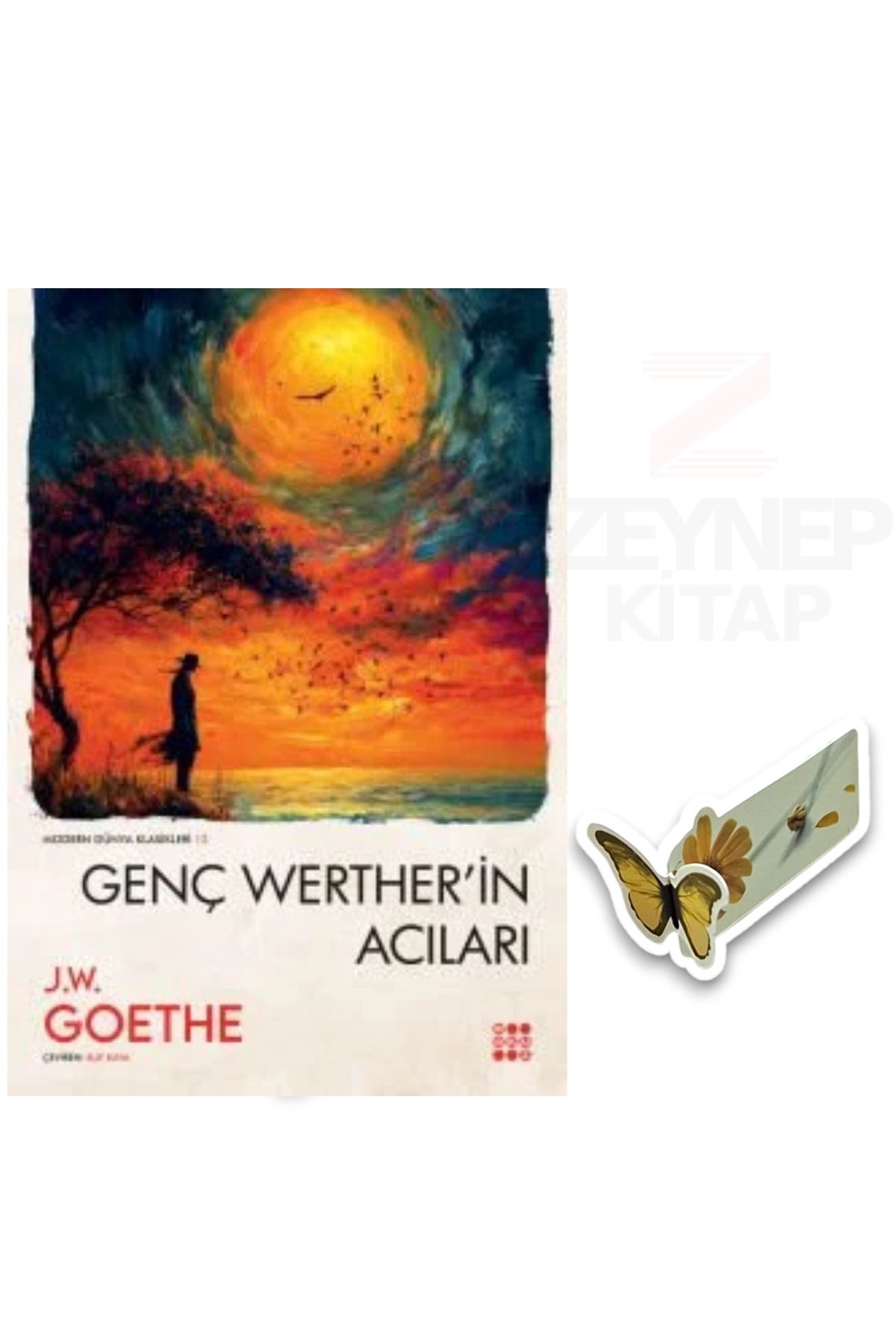 Dokuz Yayınları Genç Werther'in Acıları - Goethe(Özel Tasarım Hareketli Kelebek Ayraç Hediye)