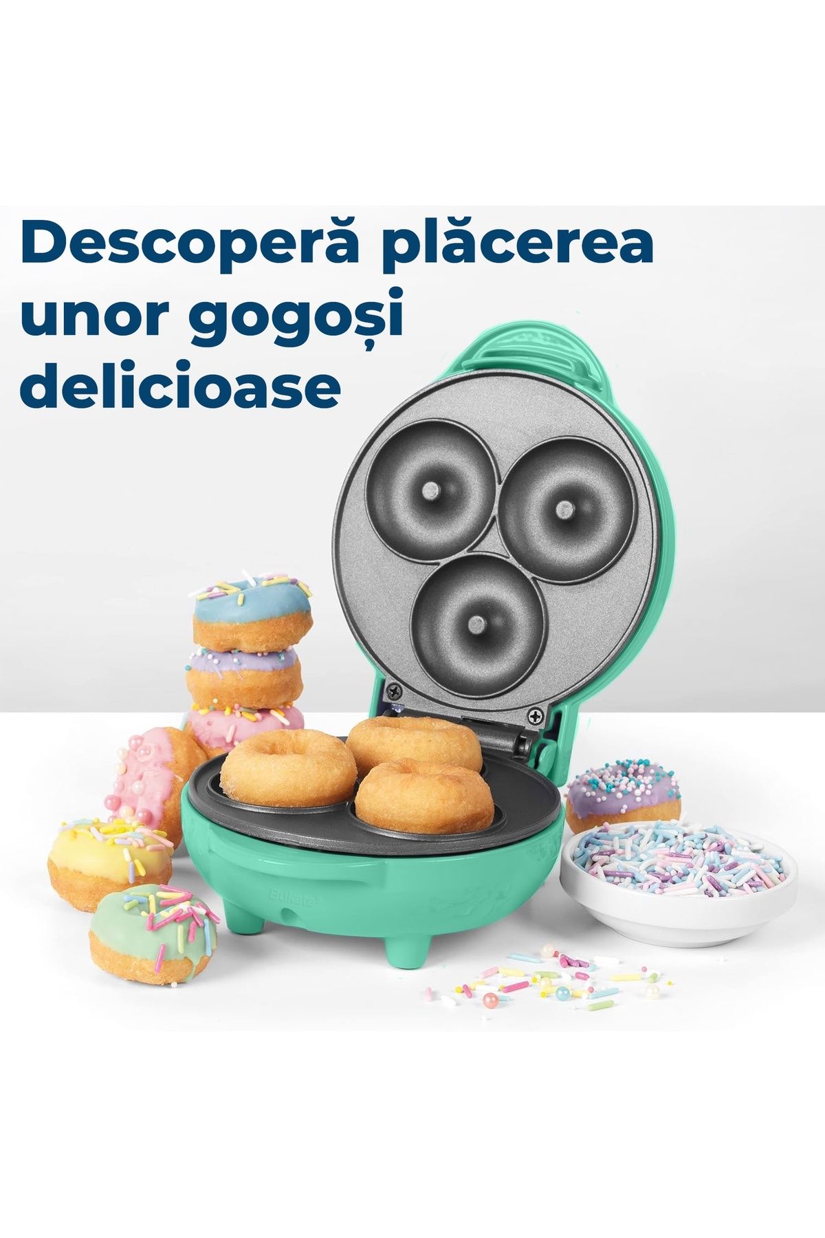 Bukate-Mini Donut Maker, Bukate®, Non-Stick Plates 2