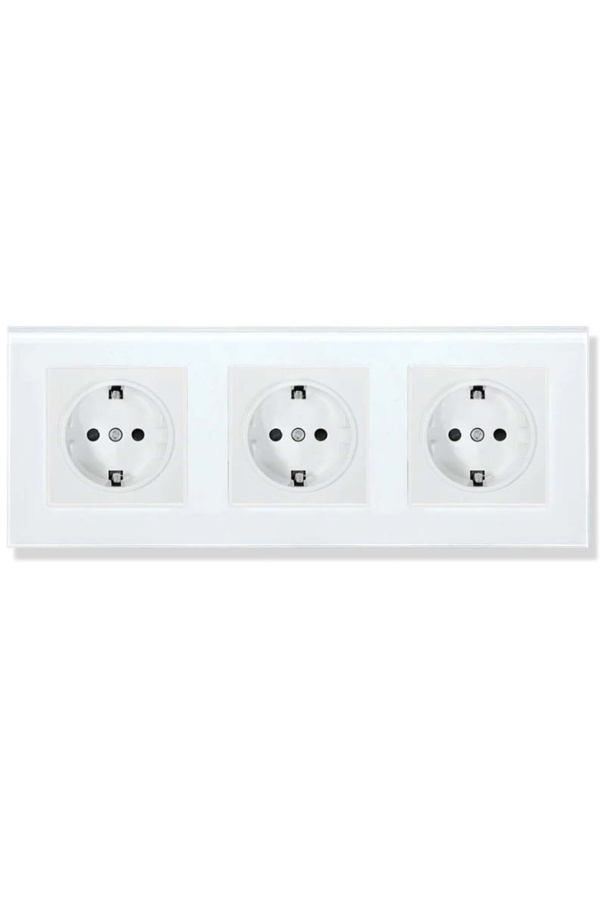 iUni-Triple Socket With Tempered Glass Frame Ws3, 16a 1