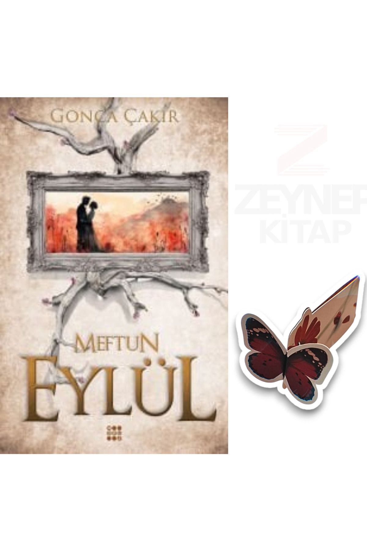 Dokuz Yayınları Eylül - Meftun (Özel Tasarım Hareketli Kelebek Ayraç Hediye)