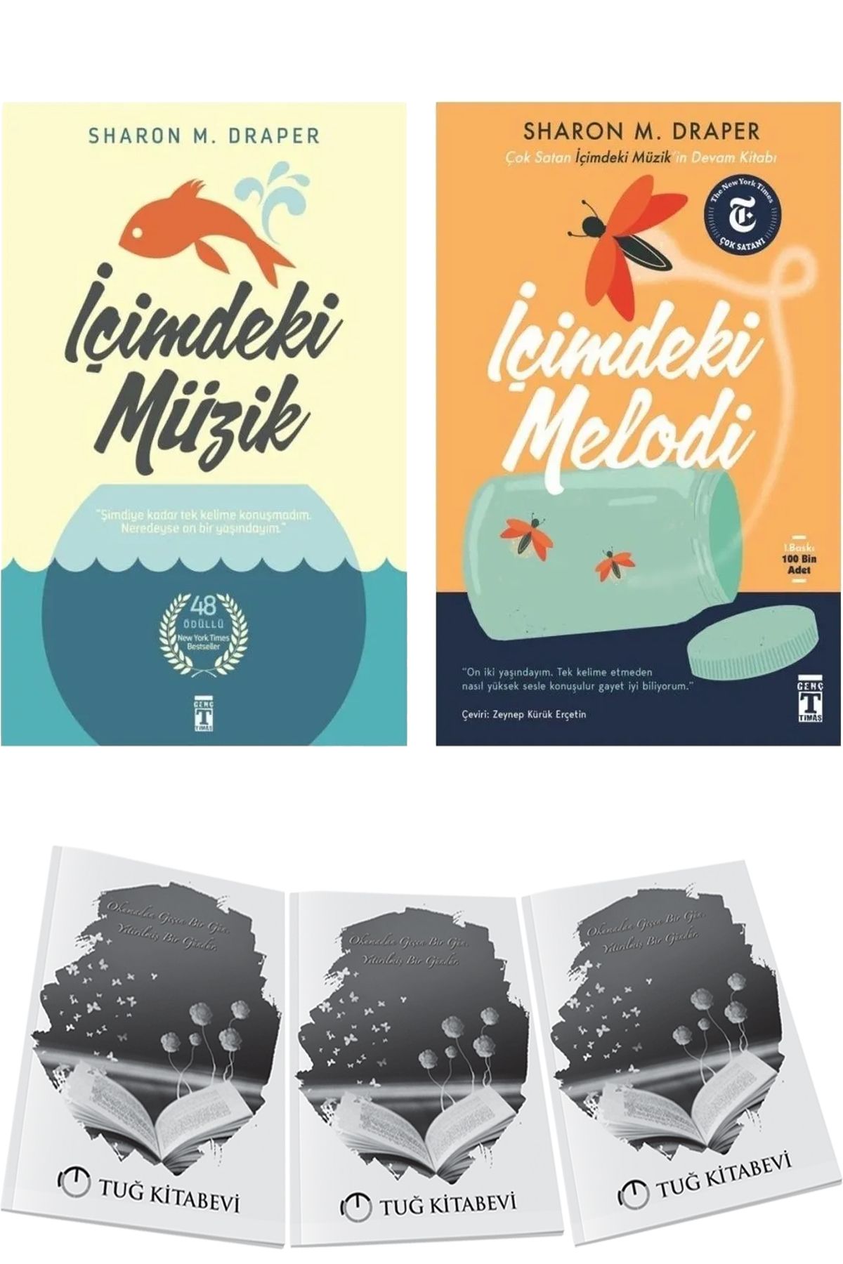 Genç Timaş İçimdeki Müzik ve İçimdeki Melodi 2li Set Sharon M. Draper + Hediyeli