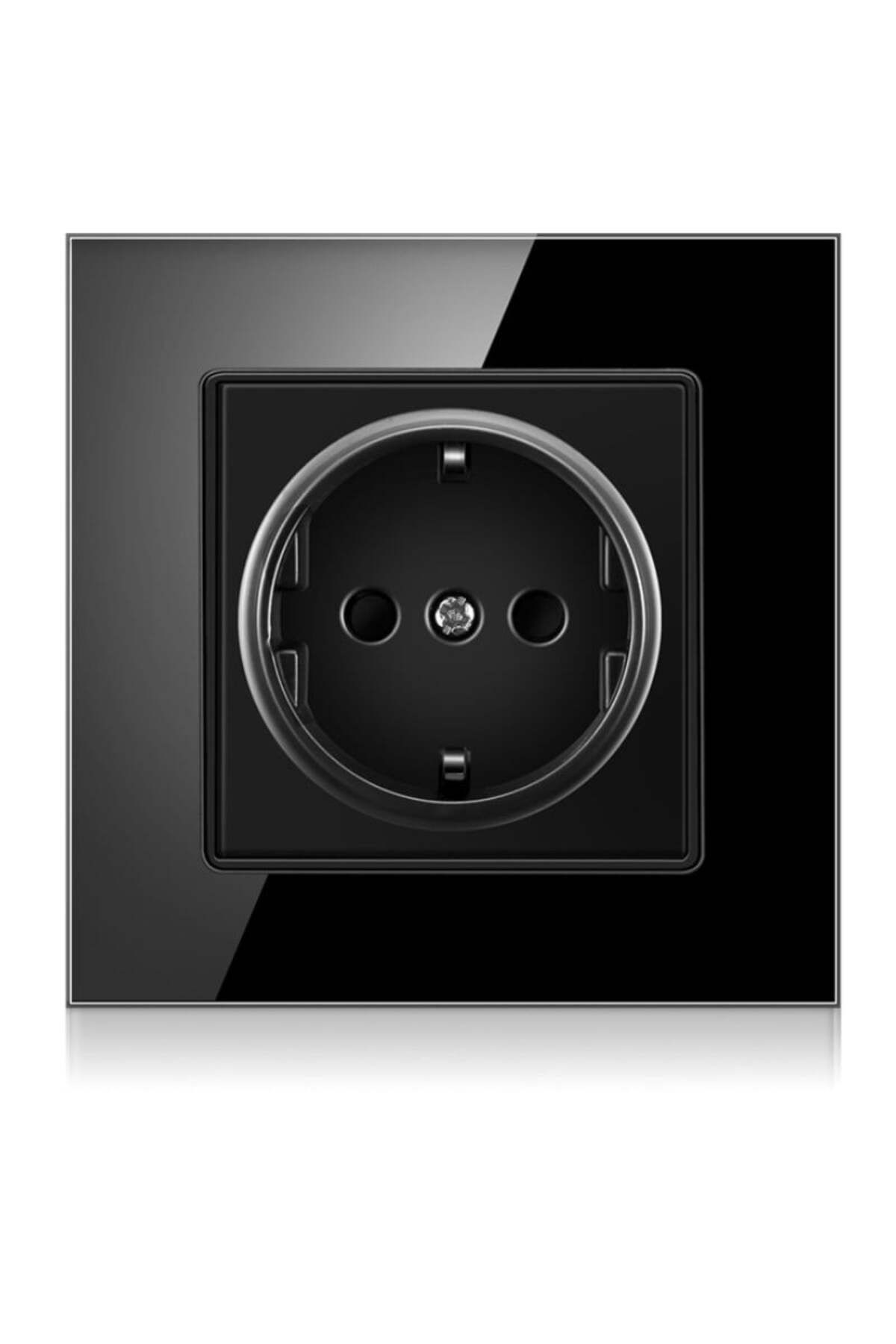 iUni-Socket with tempered glass frame iUni WS1, 16A, Black 4