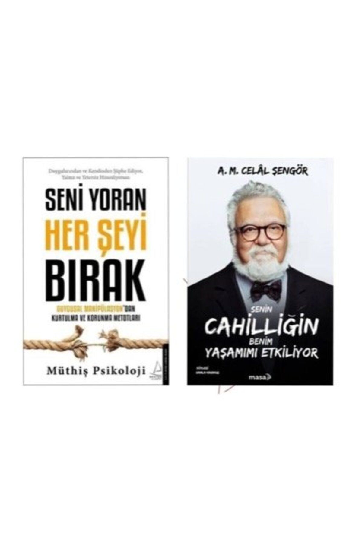 Destek Yayınları seni yoran her seyi birak + cahilligin benim yasamimi etkiliyor = 2li set