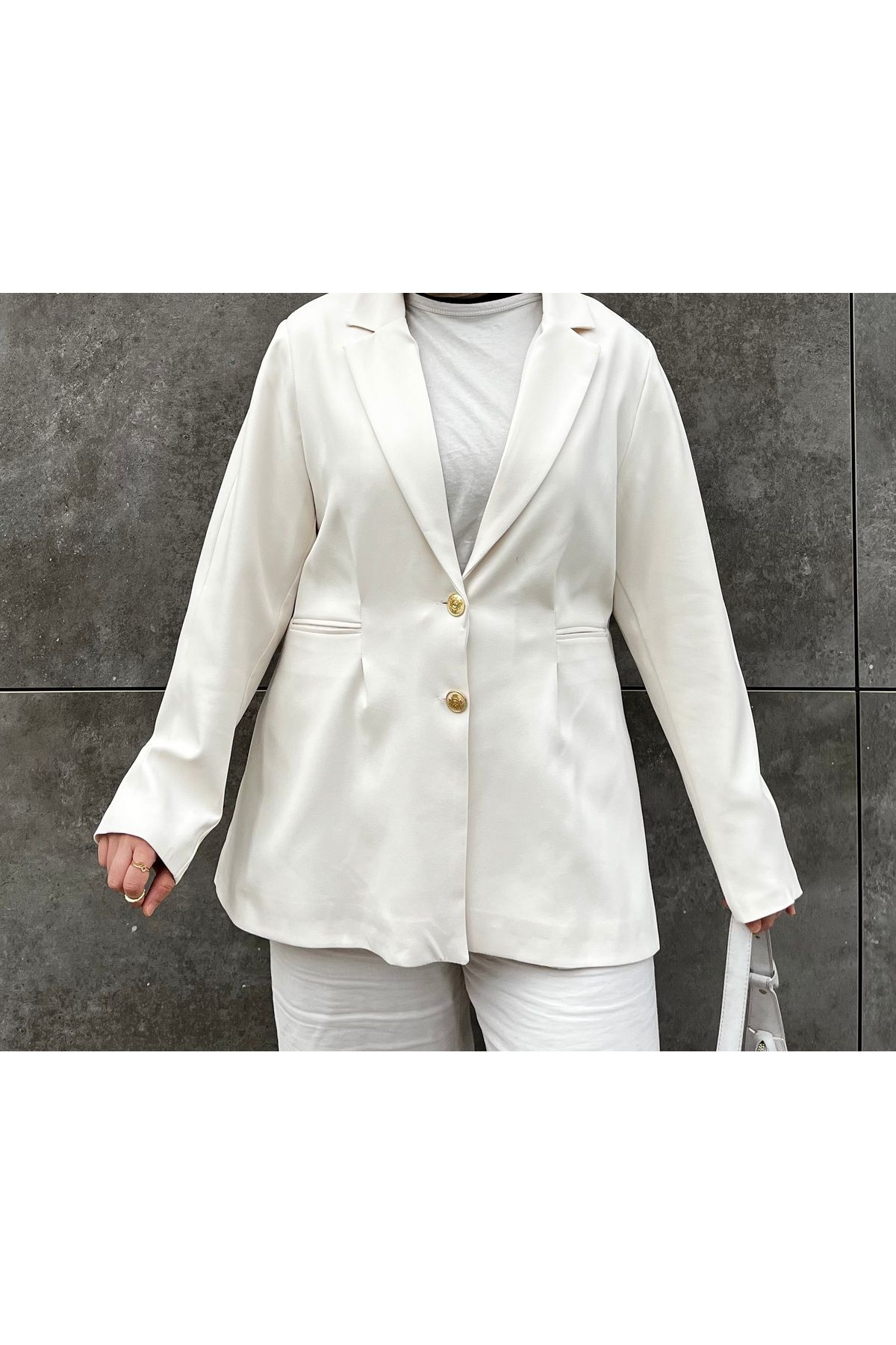 Tasarım Vatkalı Blazer Ceket