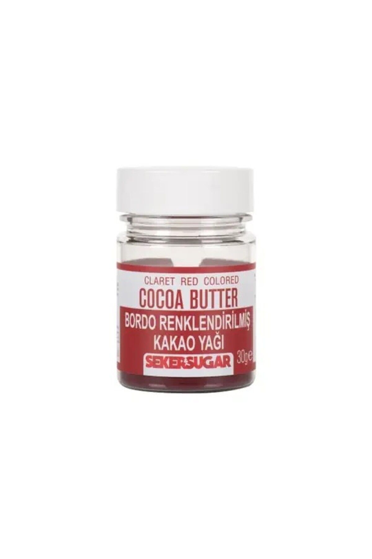 ŞEKER & SUGAR Renklendirilmiş Kakao Yağı 30 Gr