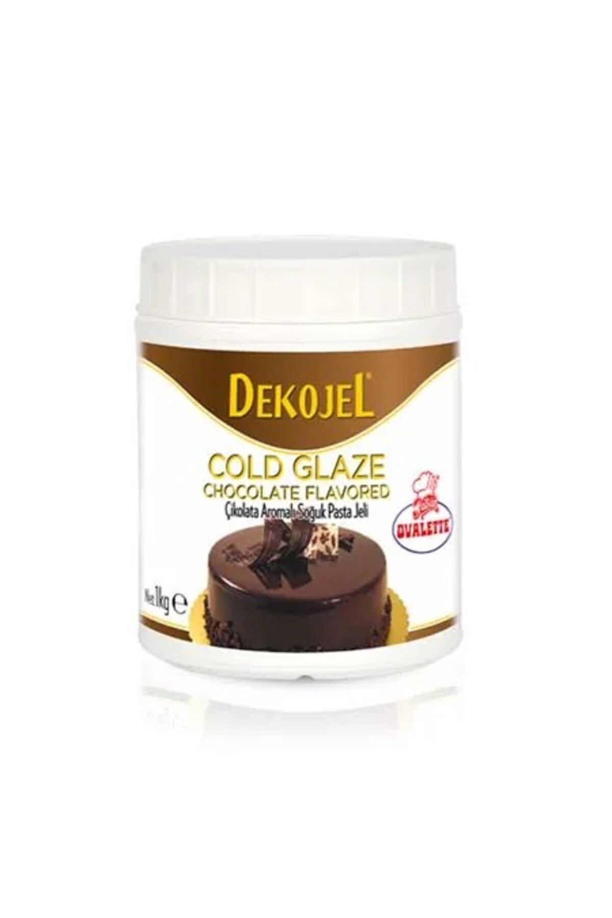 Katsan Ovalette Ovalette Soğuk Pasta Jeli (Jöle) Çikolata 1 Kg