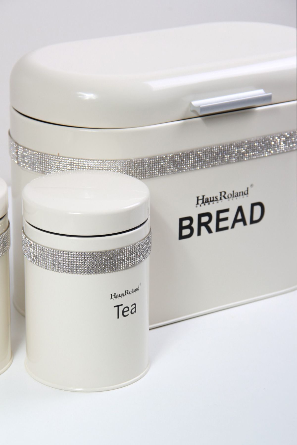 Generic-Tea and coffee storage jars with a lid for storing bread 5