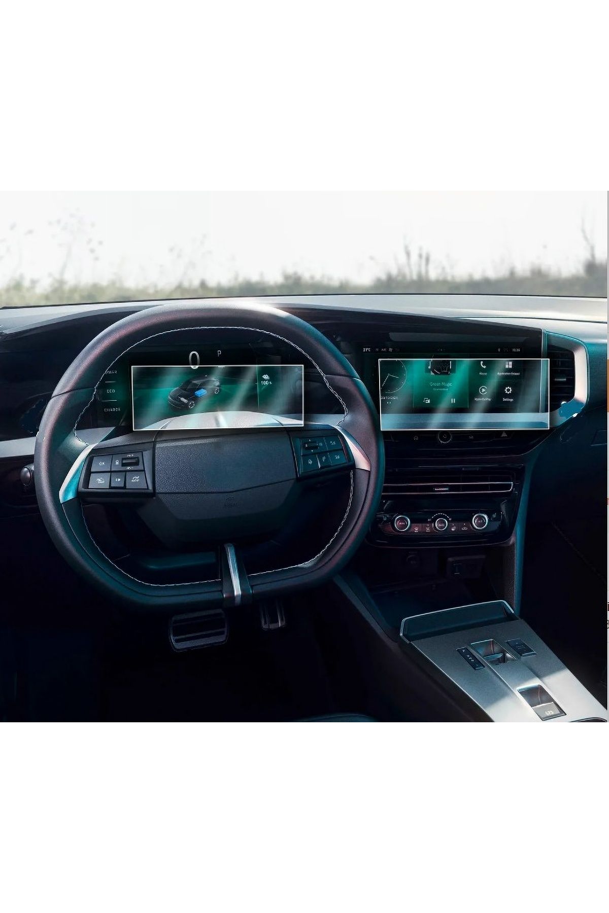 Mobilite Opel Mokka 2025 10 inç Multimedya ve Dijital Gösterge Panel Uyumlu 9H Nano Ekran Koruyucu 2li set