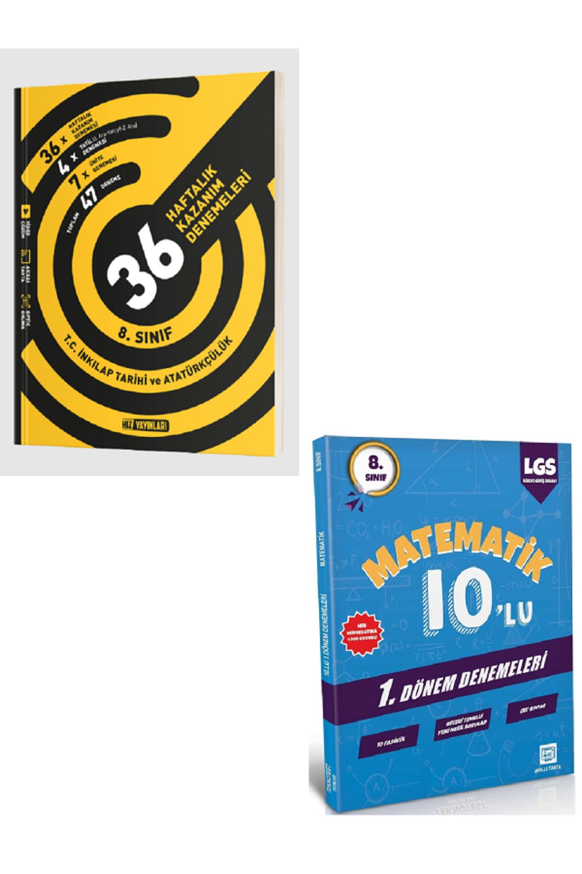 Efsane Yayınları 8.Sınıf Hız İnkılap Tarihi 36 Haftalık Kazanım Denemeleri / 10'Lu Matematik Deneme HEDİYE - 2 KİTAP