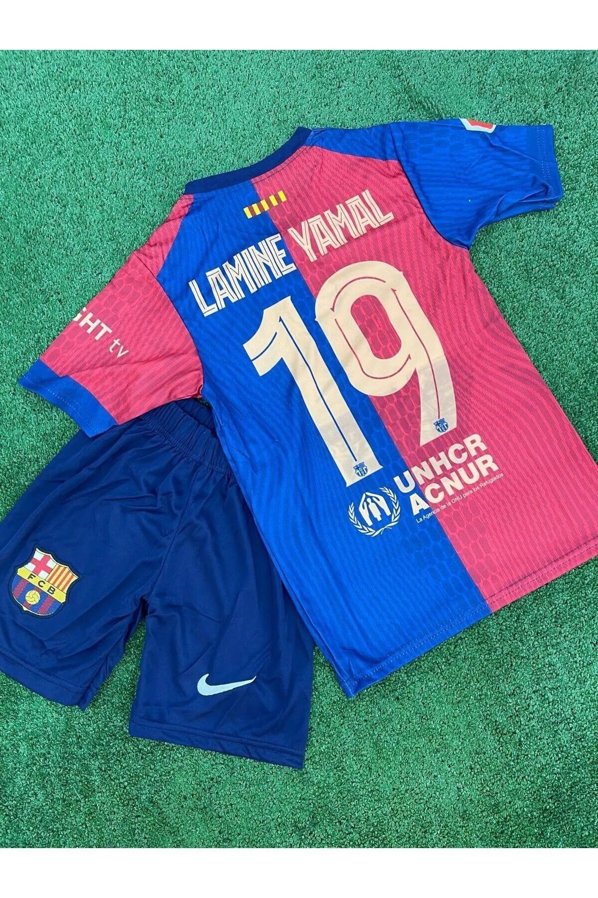 yenteks Barcelona.Lamine.Yamal.Bordo Çocuk Forması 4 parça