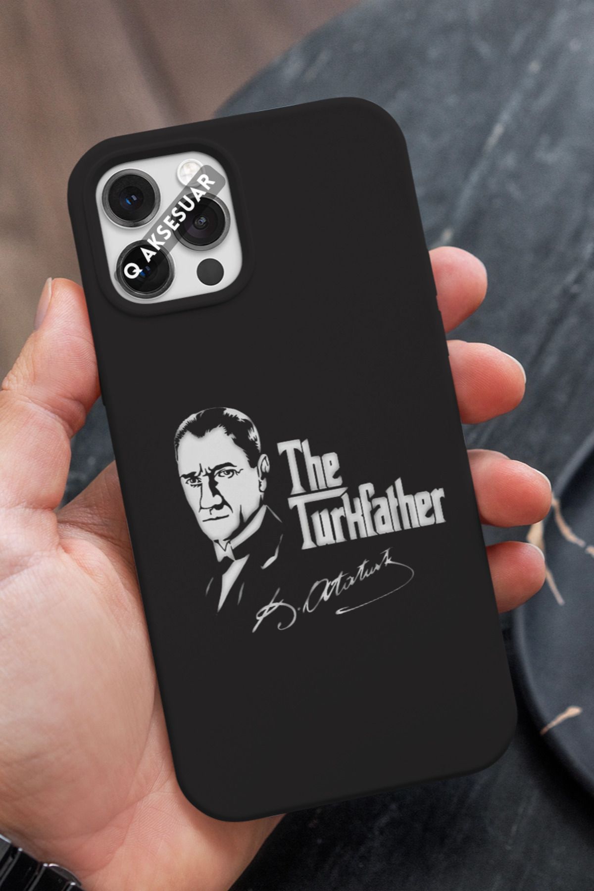 Q Aksesuar Samsung Galaxy A06 Uyumlu The Turk Father Tasarımlı Premium Telefon Kılıfı