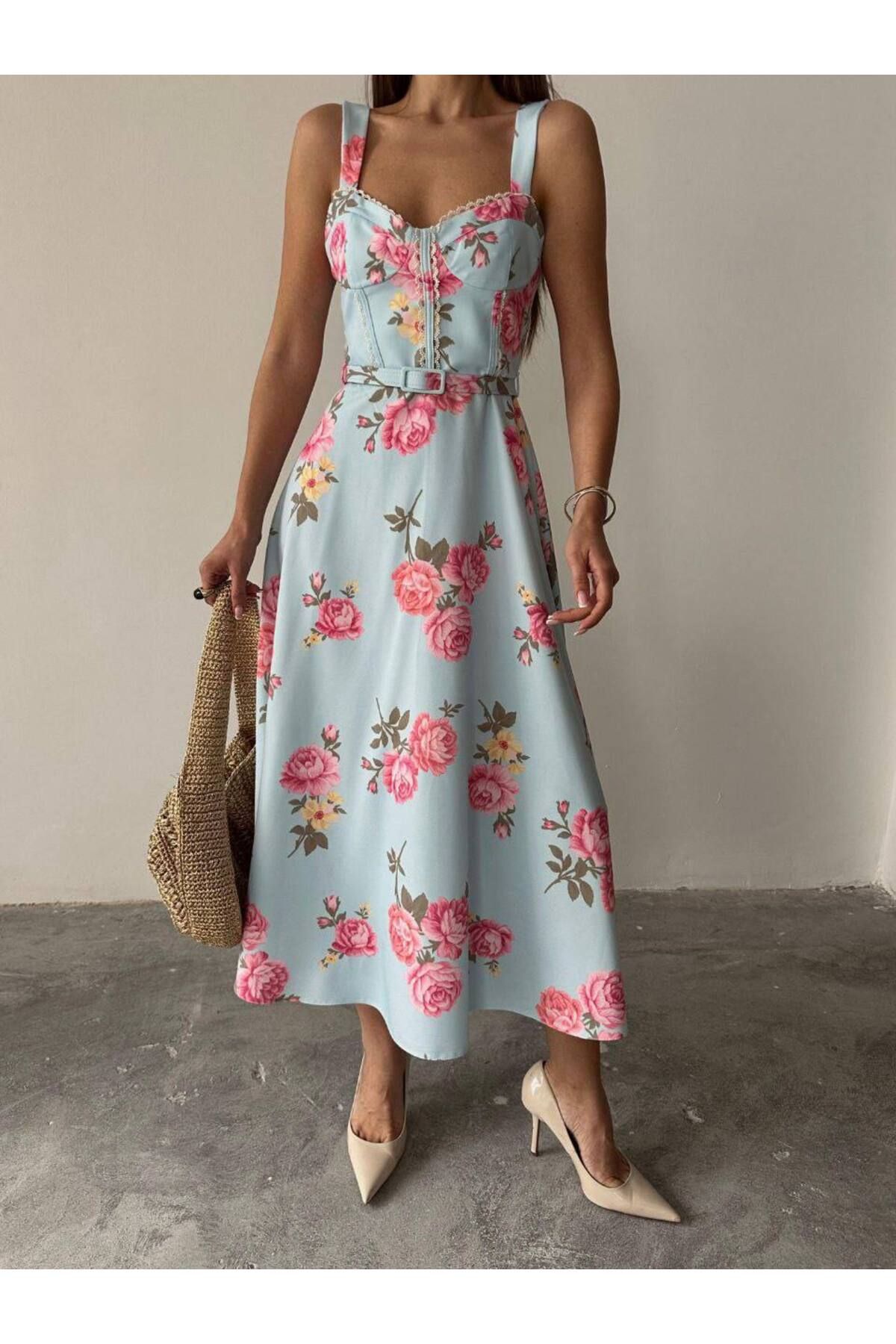 Butik butter çiçek elbise