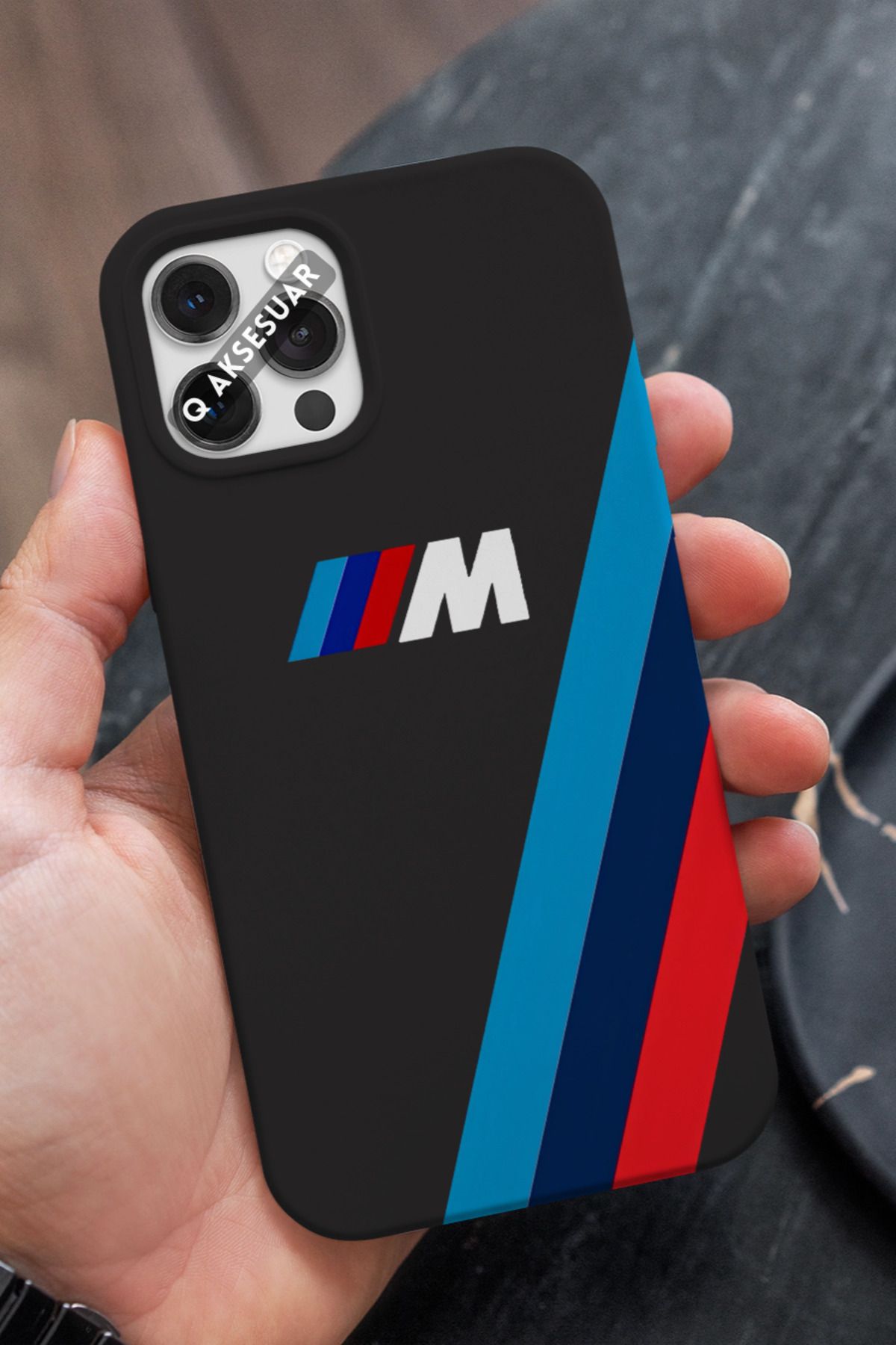 Q Aksesuar Samsung Galaxy S25 Ultra Uyumlu BMW Tasarımlı Premium Telefon Kılıfı