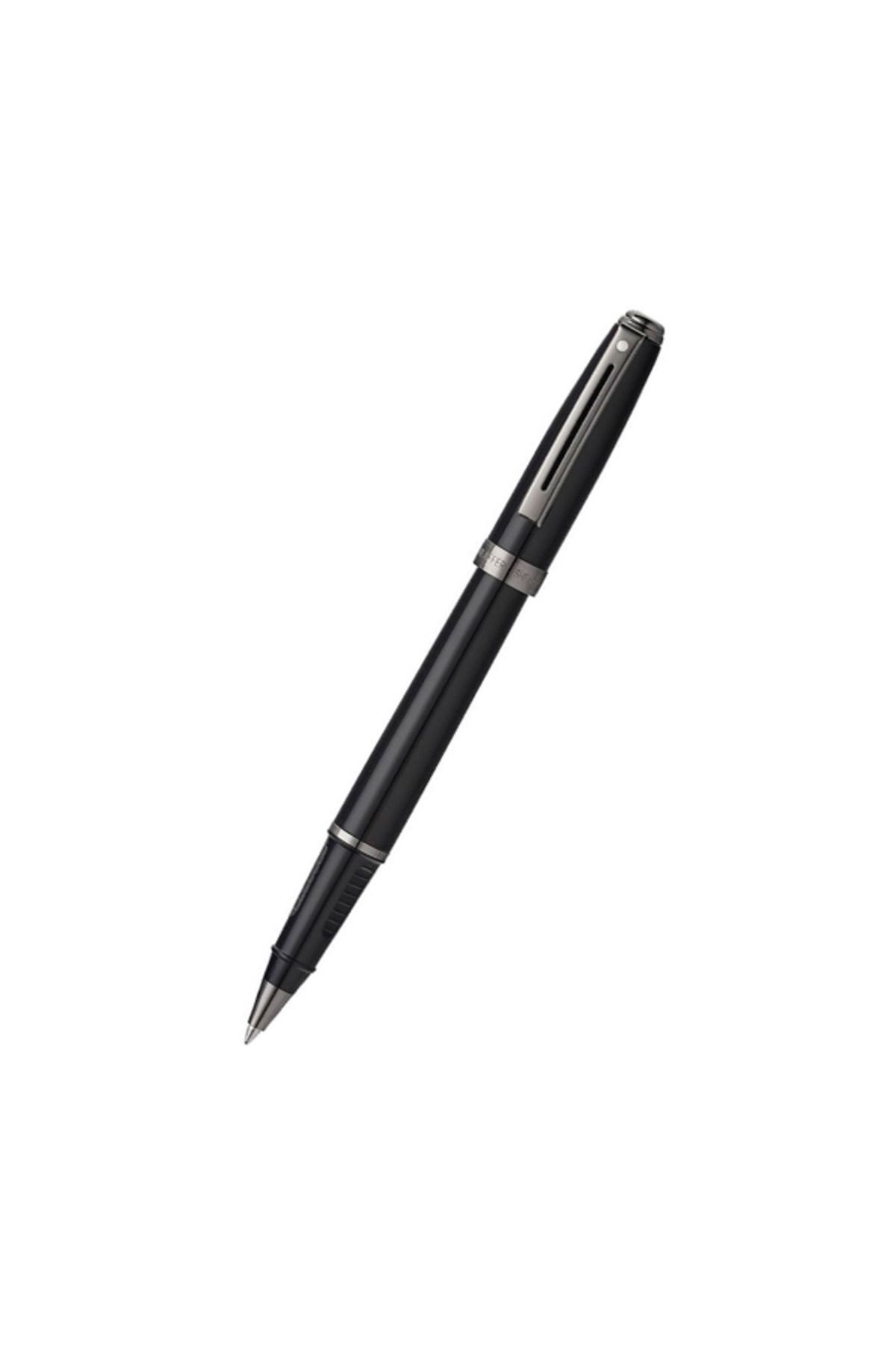 Sheaffer-Shiny Black Titanium Rollerball Pen - Prelude 9144-1 1