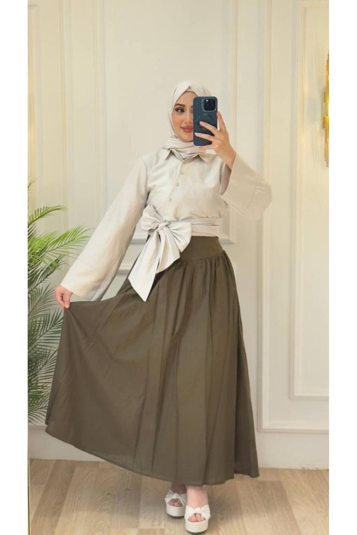 Tebrikler tekstil kadın tesettürlü gömlek model G2863