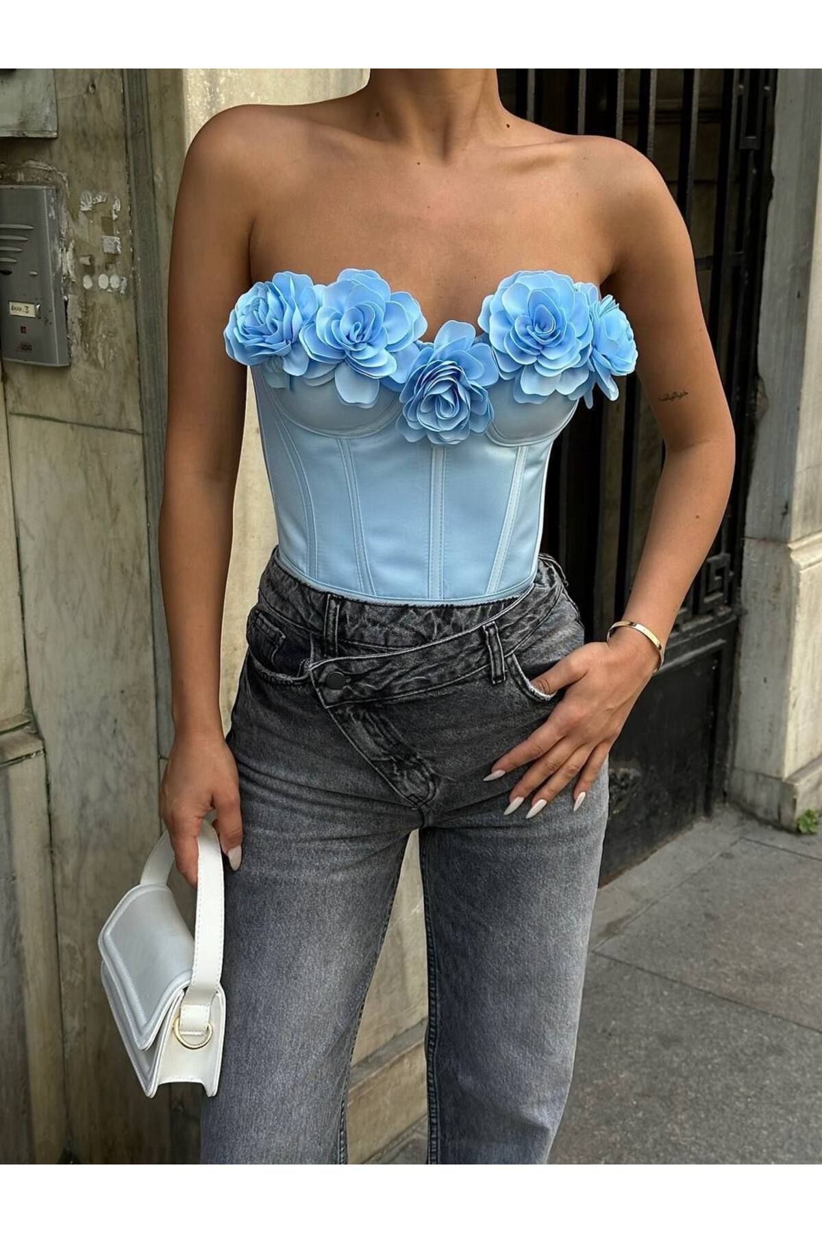 DENİKK Trend Özel Tasarım Bol Paça Rahat Kalip Palazzo Pantolon 25