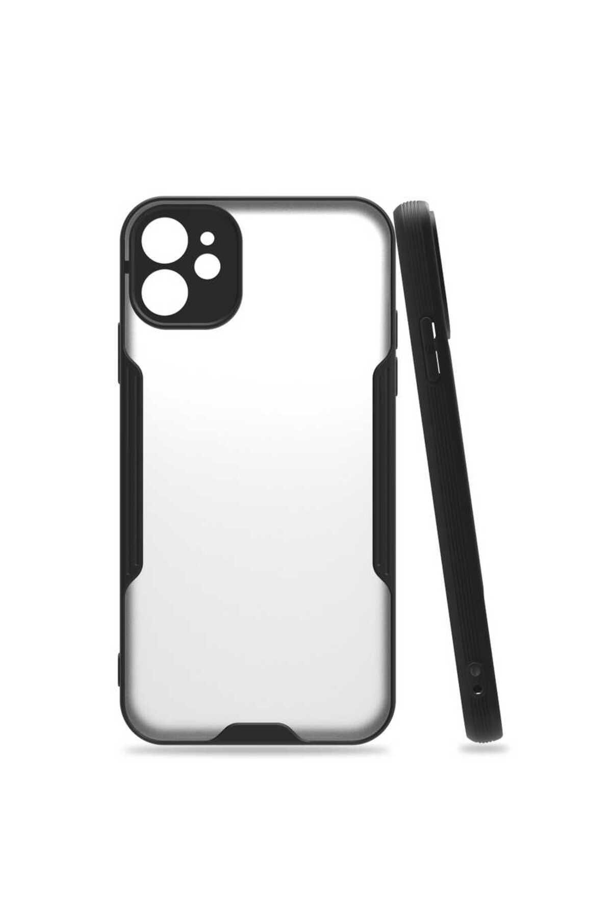 VARDAR AKSESUAR iPhone 11 Uyumlu Kılıf Ultra İnce Esnek Kenarları Renkli Parfevar Malkoec Kapak