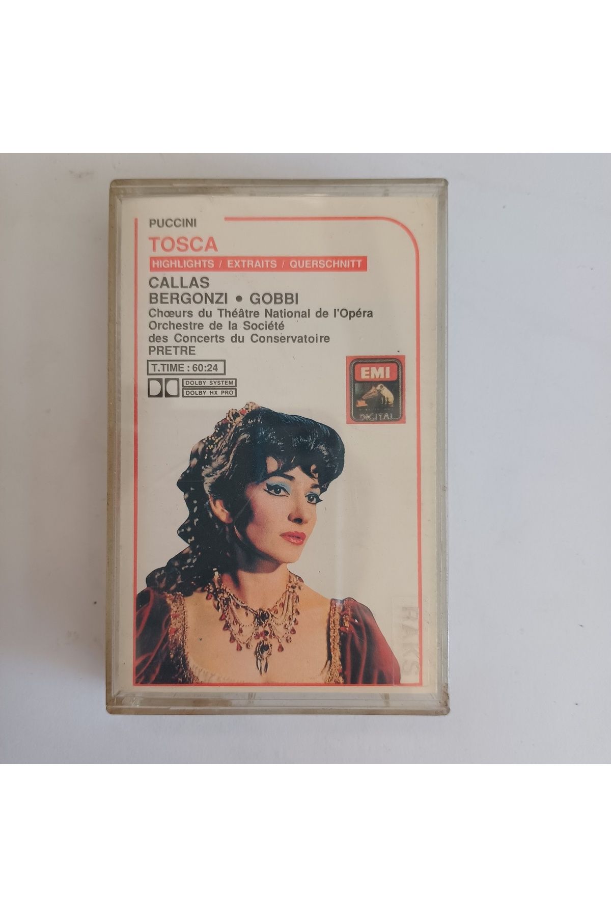 ardecem bilgisayar Puccini : Tosca Orijinal Kaset