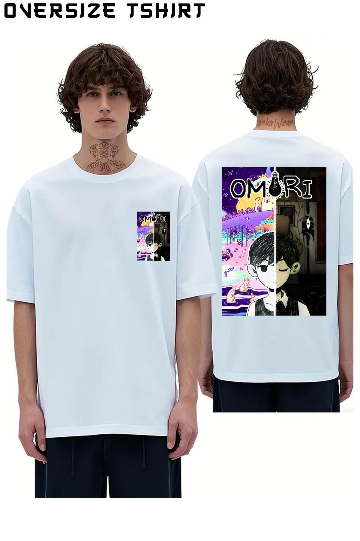 ZOKAWEAR Omori-Özel Sırt Baskılı Oversize Tişört
