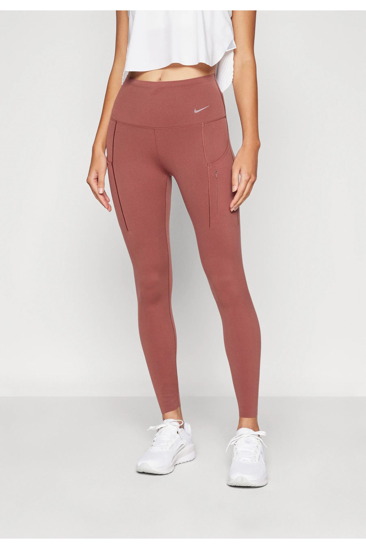 Nike Go Therma-Fit High-Waisted 7/8 With Pockets Training Kadın Tayt NDD SPORT