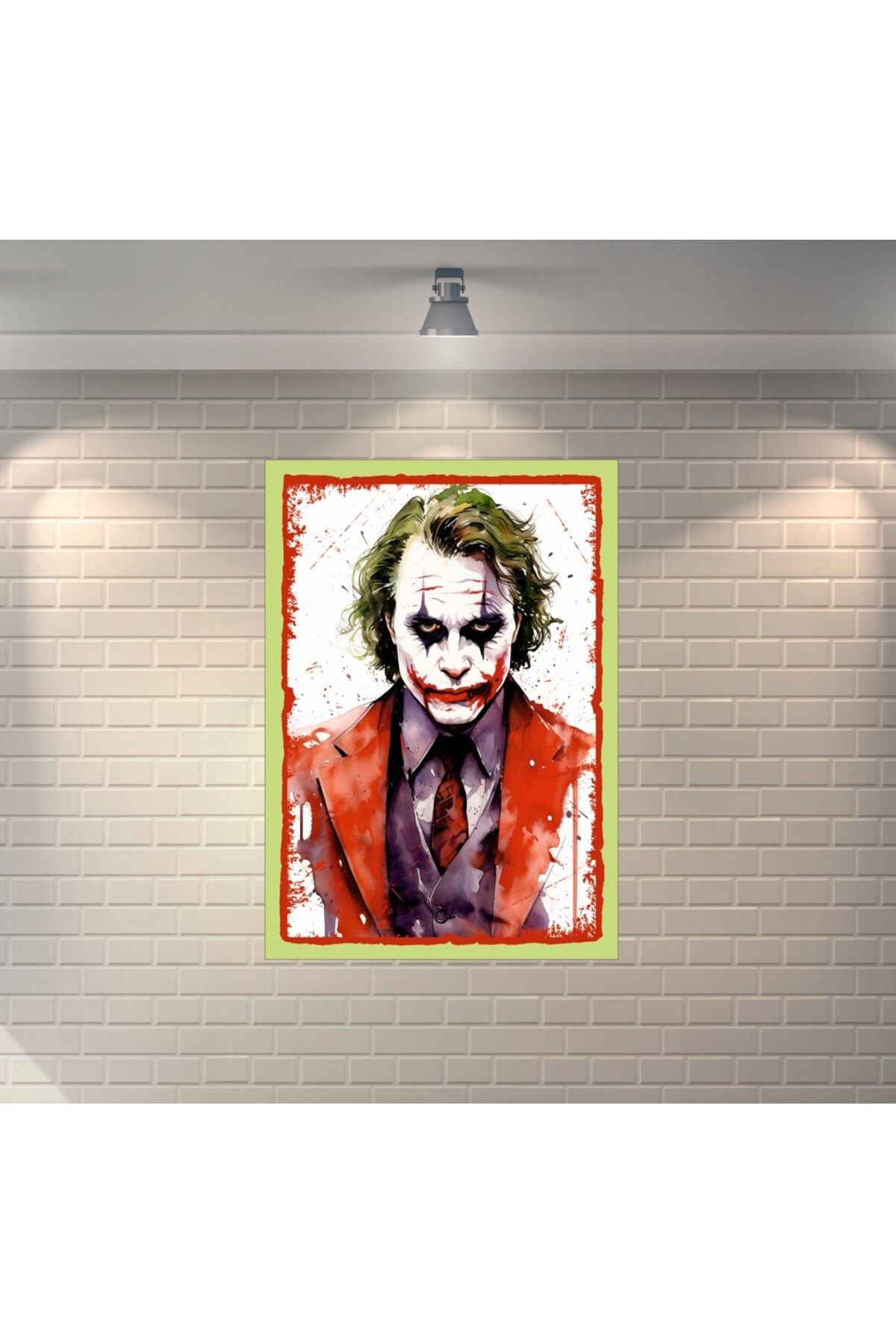BBO REKLAM Joker Retro Ahşap Poster