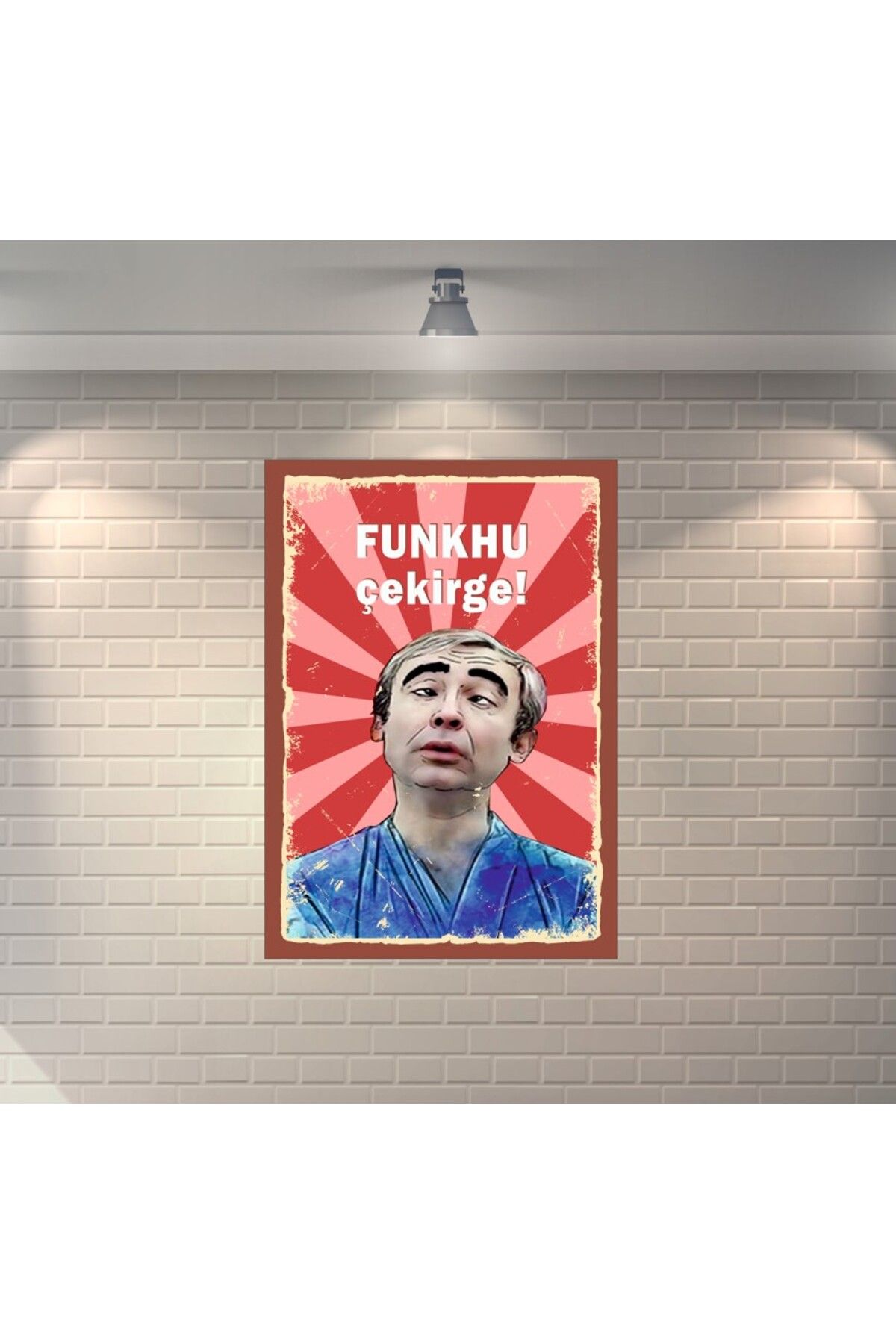 BBO REKLAM Şener Şen Funkhu Çekirge Hababam Sınıfı Retro Ahşap Poster