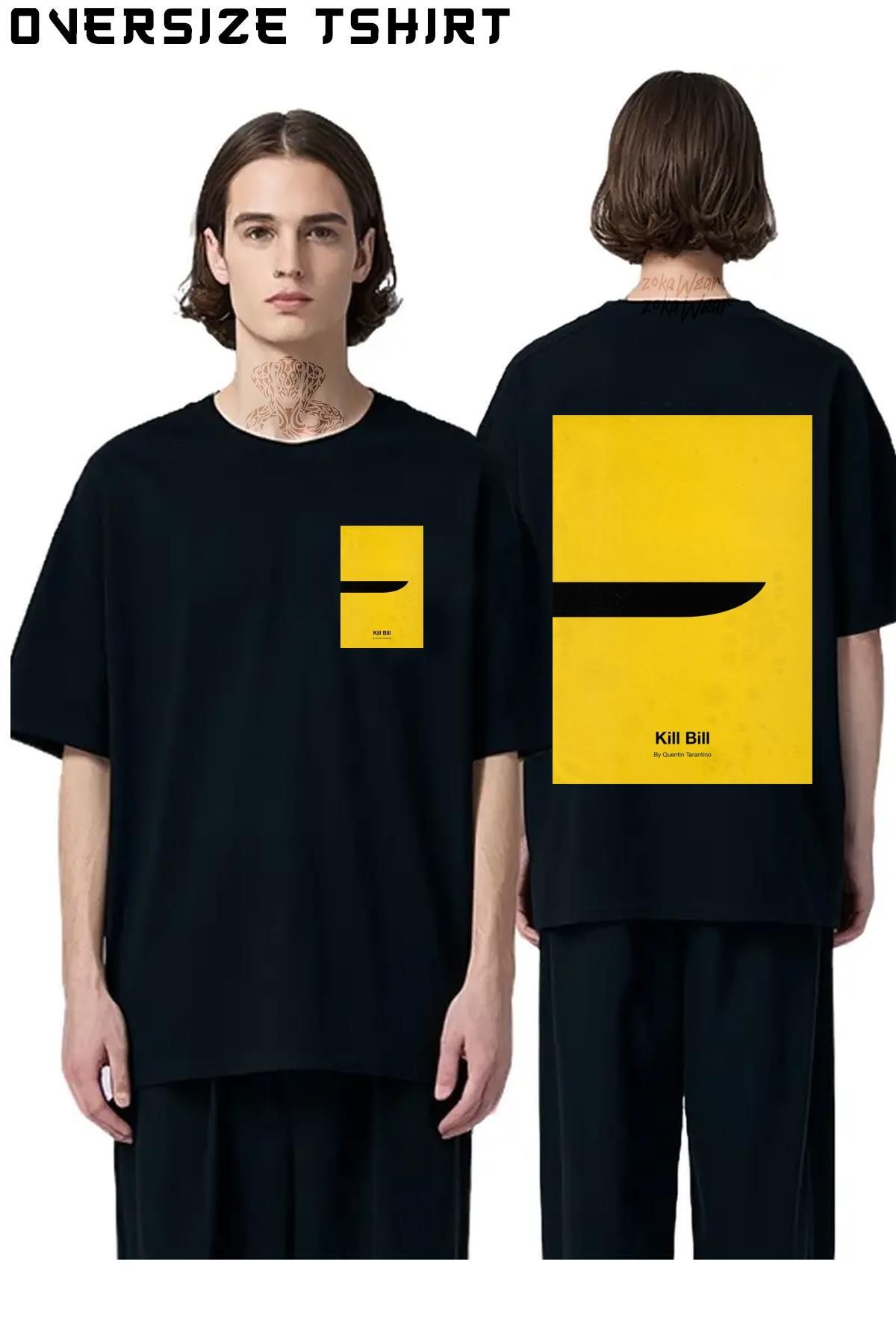 ZOKAWEAR Kill-Bill-v3 Sırt Baskılı Oversize Tişört