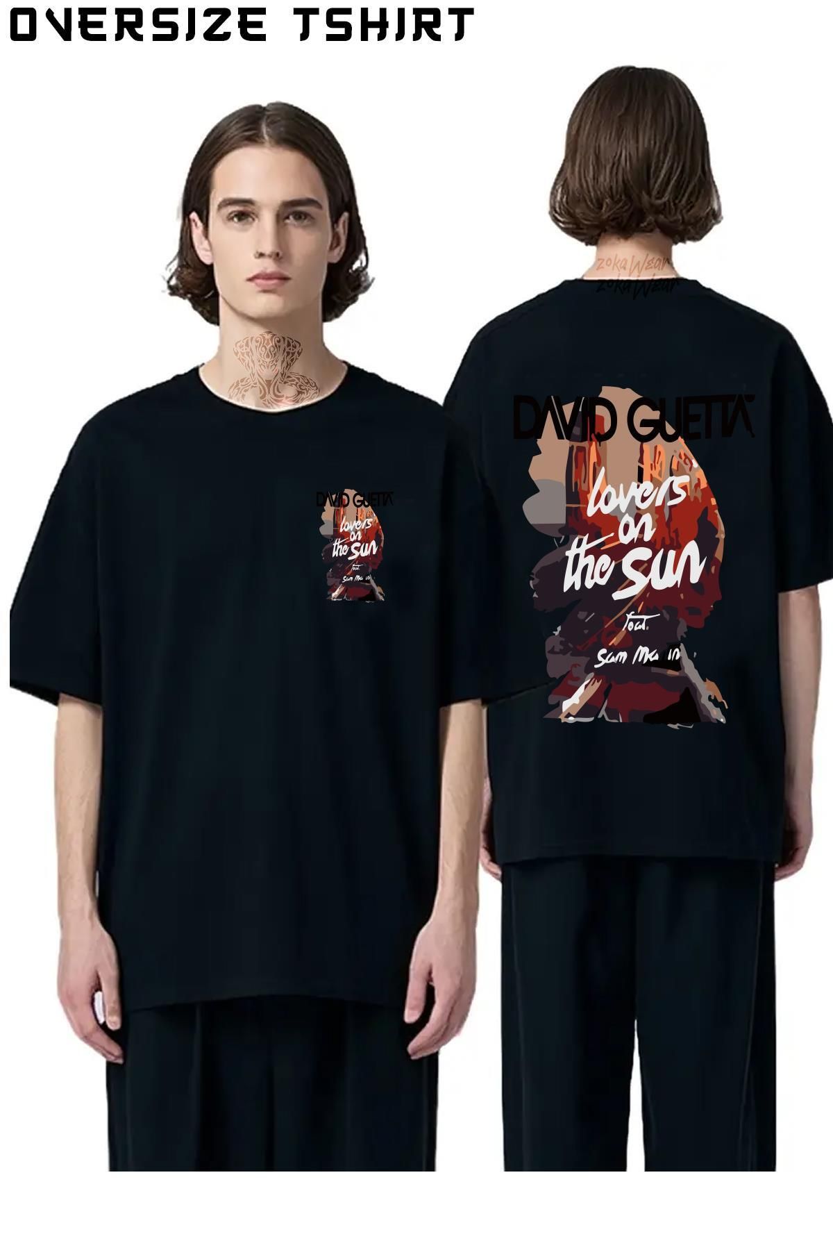 ZOKAWEAR DavidBas Sırt Baskılı Oversize Tişört