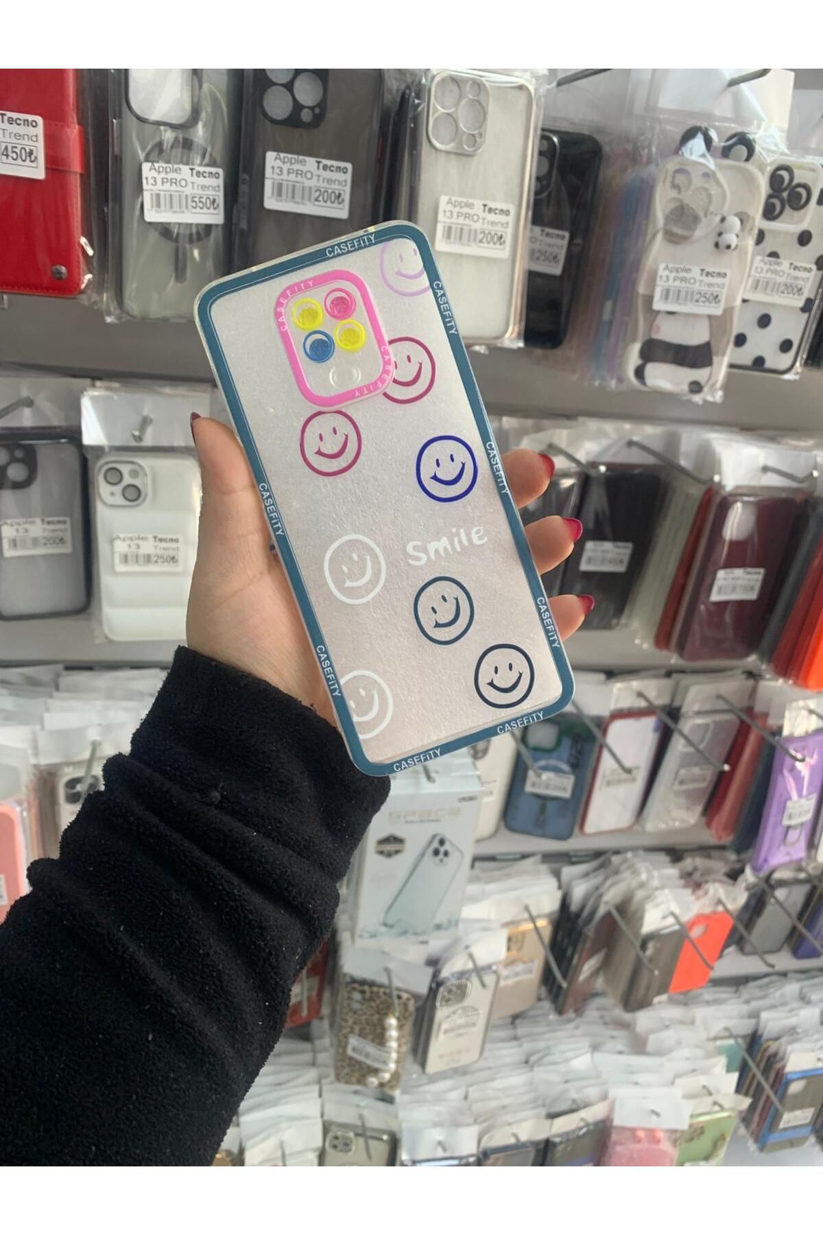 TECNOTREND Redmi Note 9 Pro/Note 9s Uyumlu Desenli şeffaf silikon kılıf