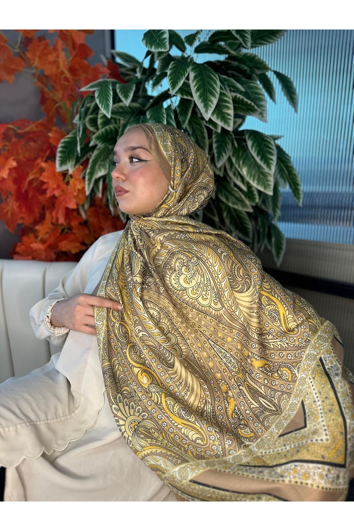 Oxygen Scarfs Etro Desen New Pamuk Soft Şal 23012