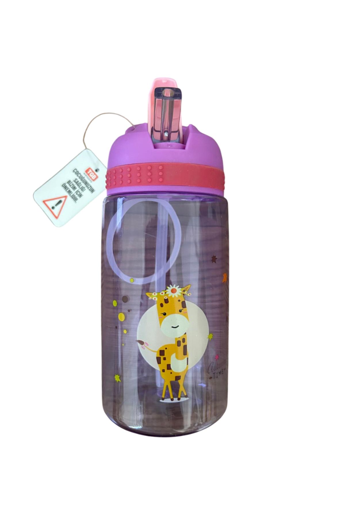 Pozitif Kırtasiye Pipetli Tgb Okul Suluğu - Matara 450 ml
