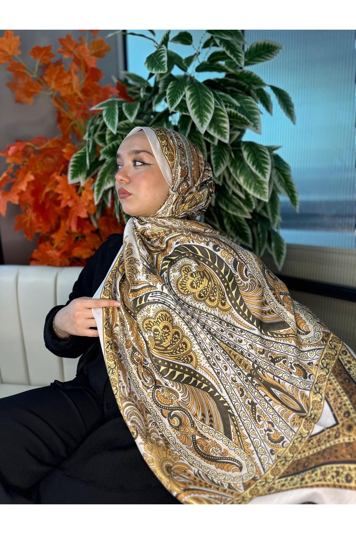 Oxygen Scarfs Etro Desen New Pamuk Soft Şal 23012