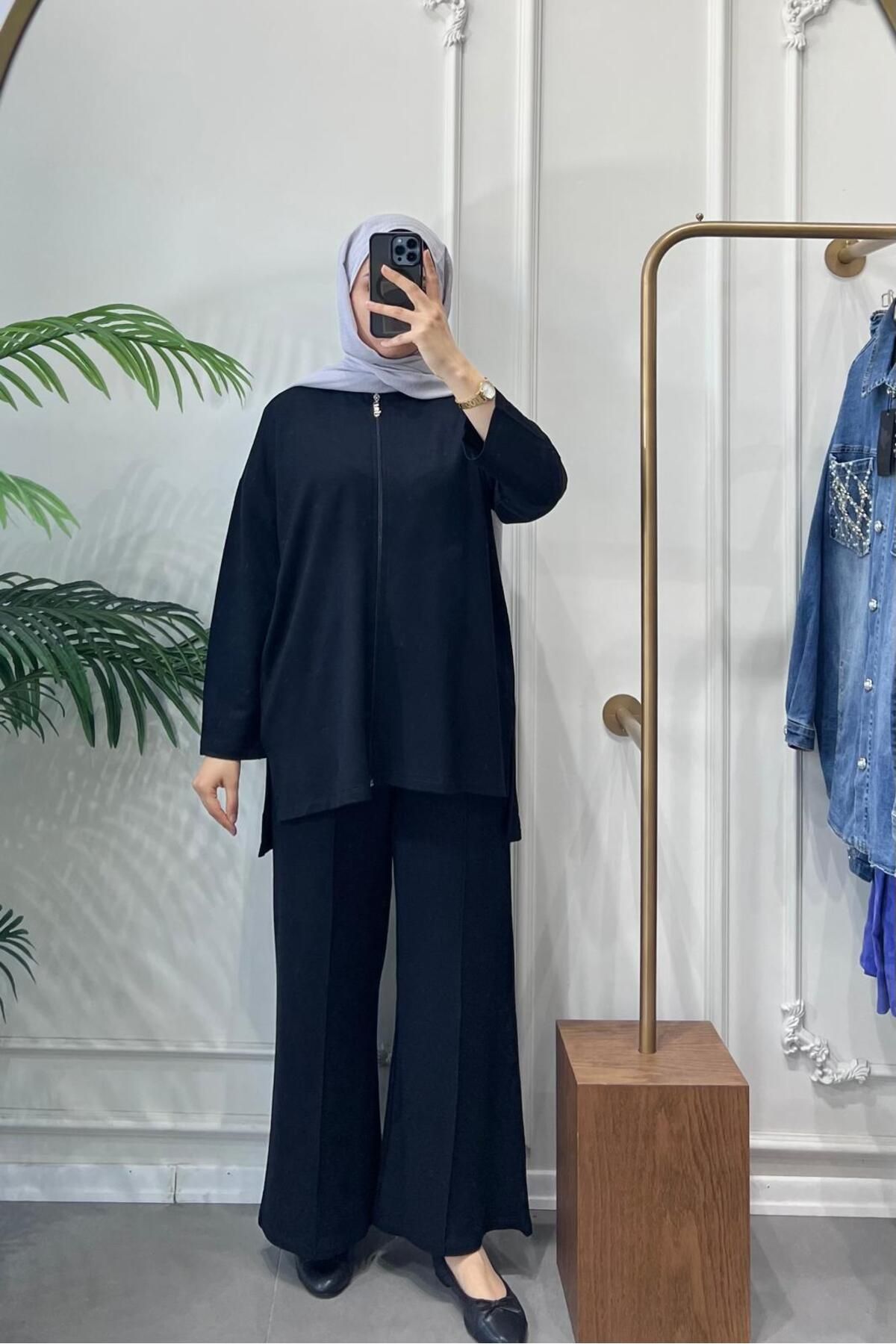 MODA HASEN ÇİMA DİKİŞLİ YIRTMAÇLI TAKIM