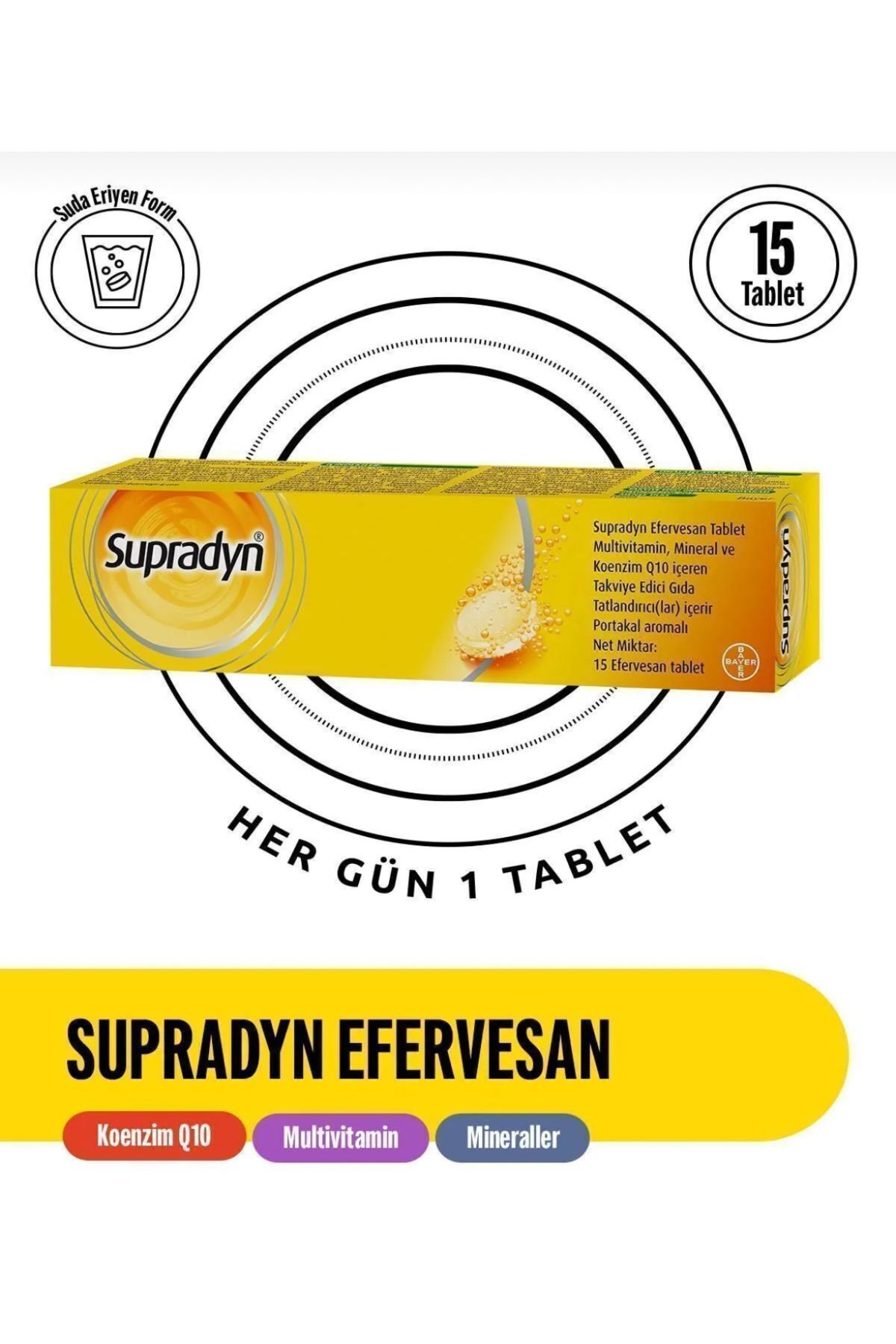 Bayer Supradyn® 15 Efervesan Tablet