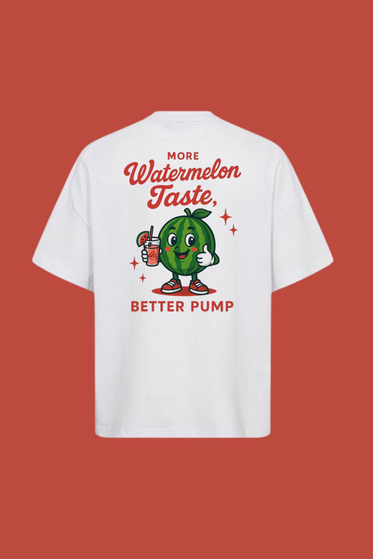 Dupe Design Watermelon Baskılı Oversize T-shirt