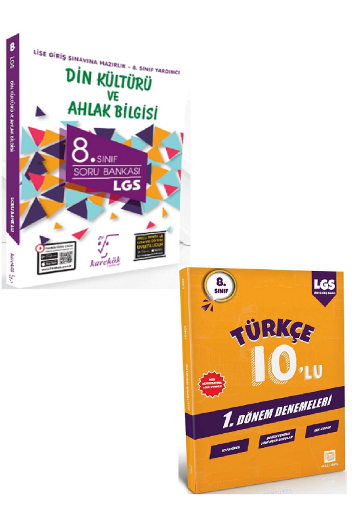 Efsane Yayınları 8.Sınıf Karakök Din Kültürü Soru Bankası / Türkçe 10'Lu Deneme HEDİYE - 2 KİTAP SET