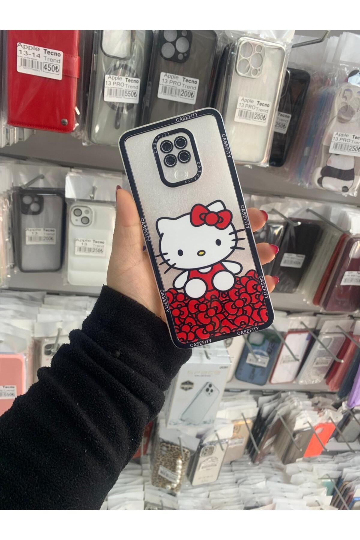 TECNOTREND Redmi Note 9 Pro/Note 9s Uyumlu Desenli şeffaf silikon kılıf