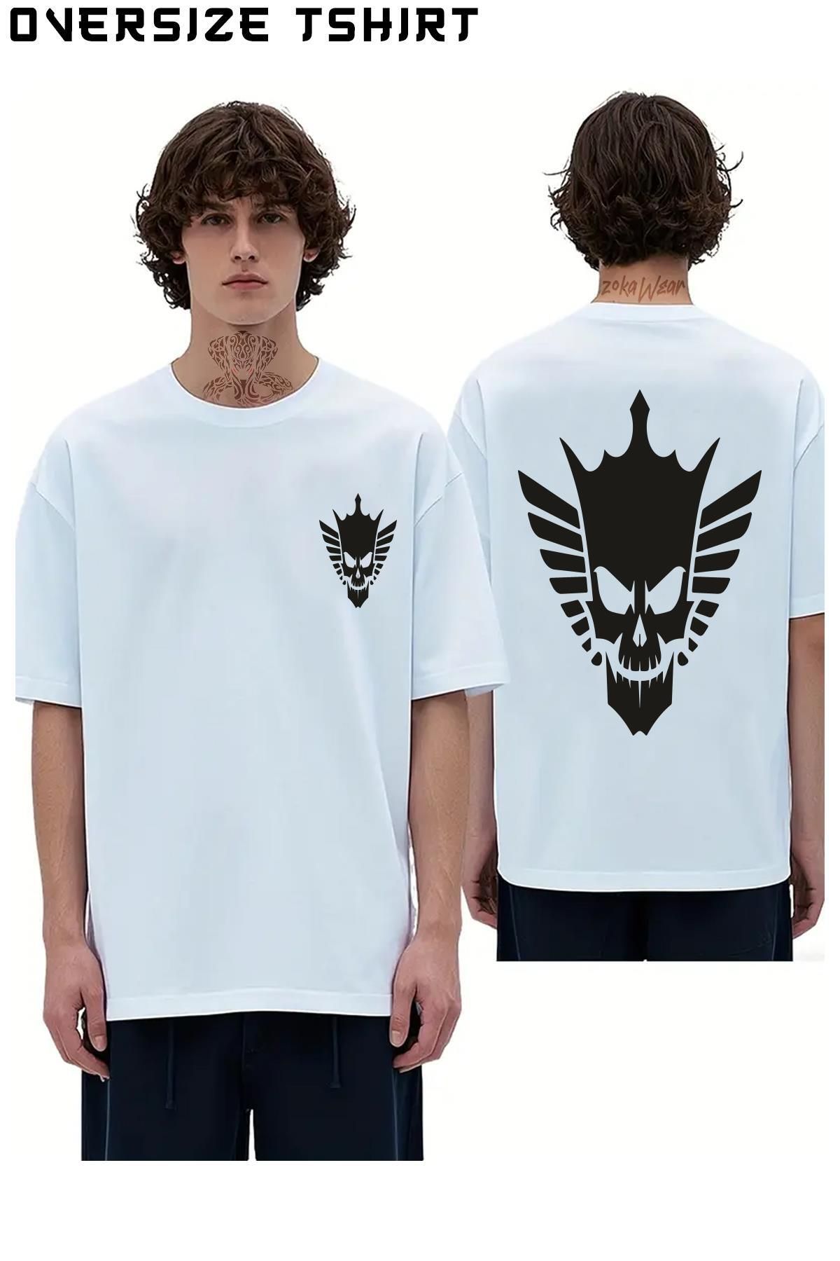 ZOKAWEAR American-Nightmare Sırt Baskılı Oversize Tişört