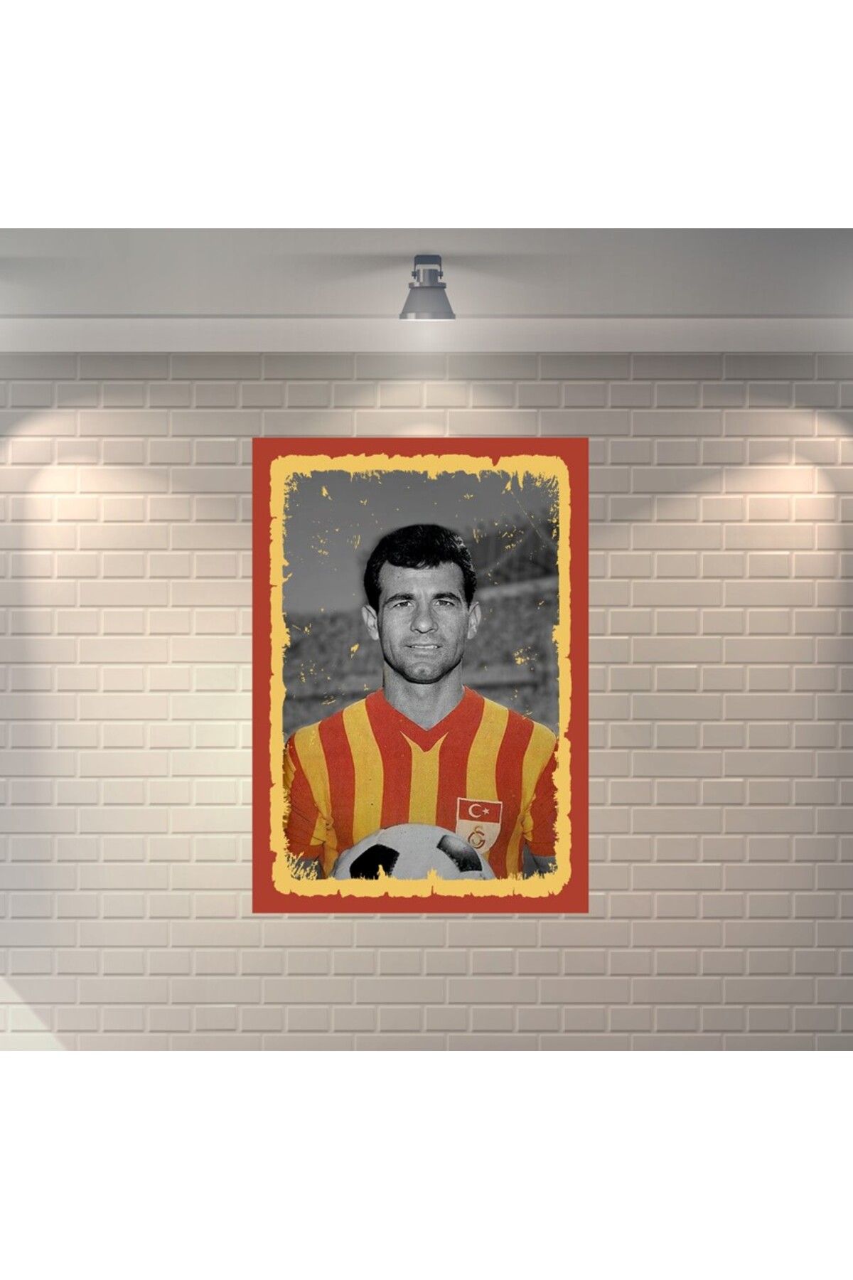 BBO REKLAM Metin Oktay Galatasaray Retro Ahşap Poster