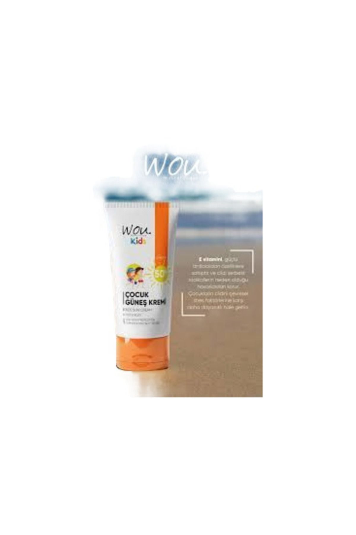 WOU Çocuk Güneş Kremi 50 Ml