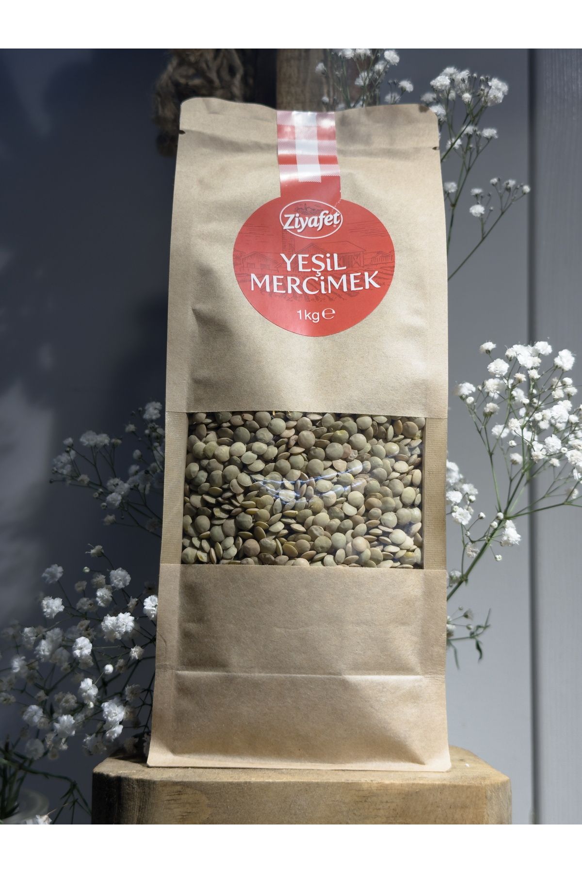 Ziyafet Gıda Yeşil Mercimek - 1 kg