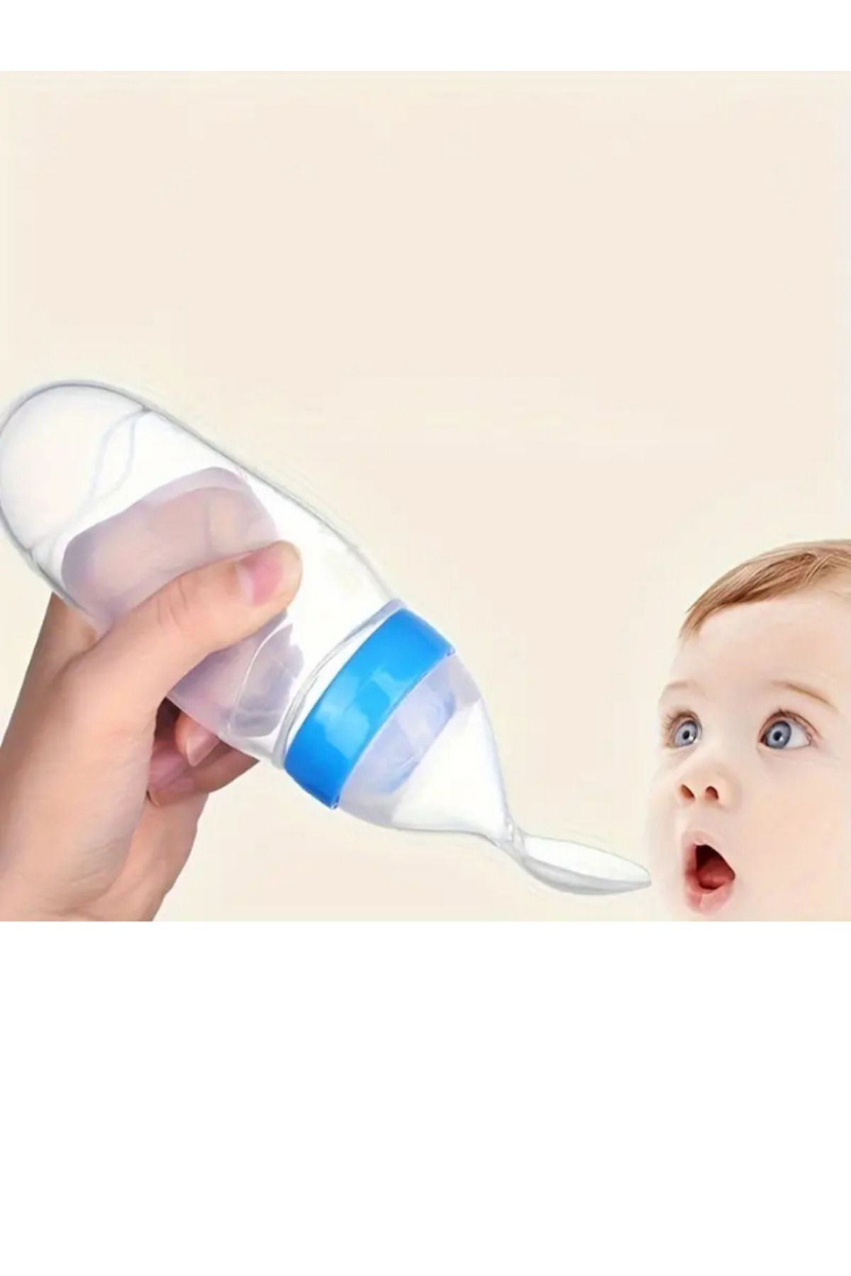 Beauty Evim Silikon Çocuk Yemek Torbası ve Sıkma Kaşığı