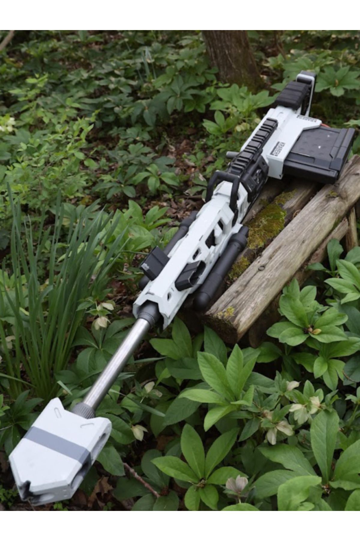 DEKORANLA Gri Dekoratif ve Cosplay Uyarımsız Sniper Tüfeği, Şık ve Detaylı Kopya