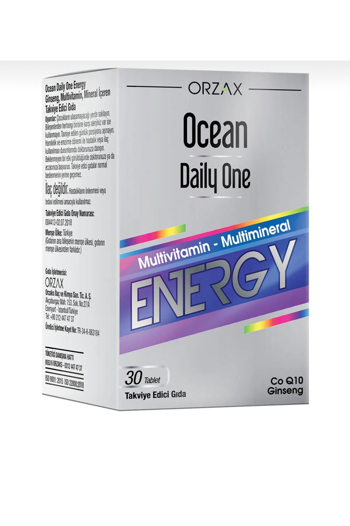 Orzax Ocean Daily One Energy 30 Tablet