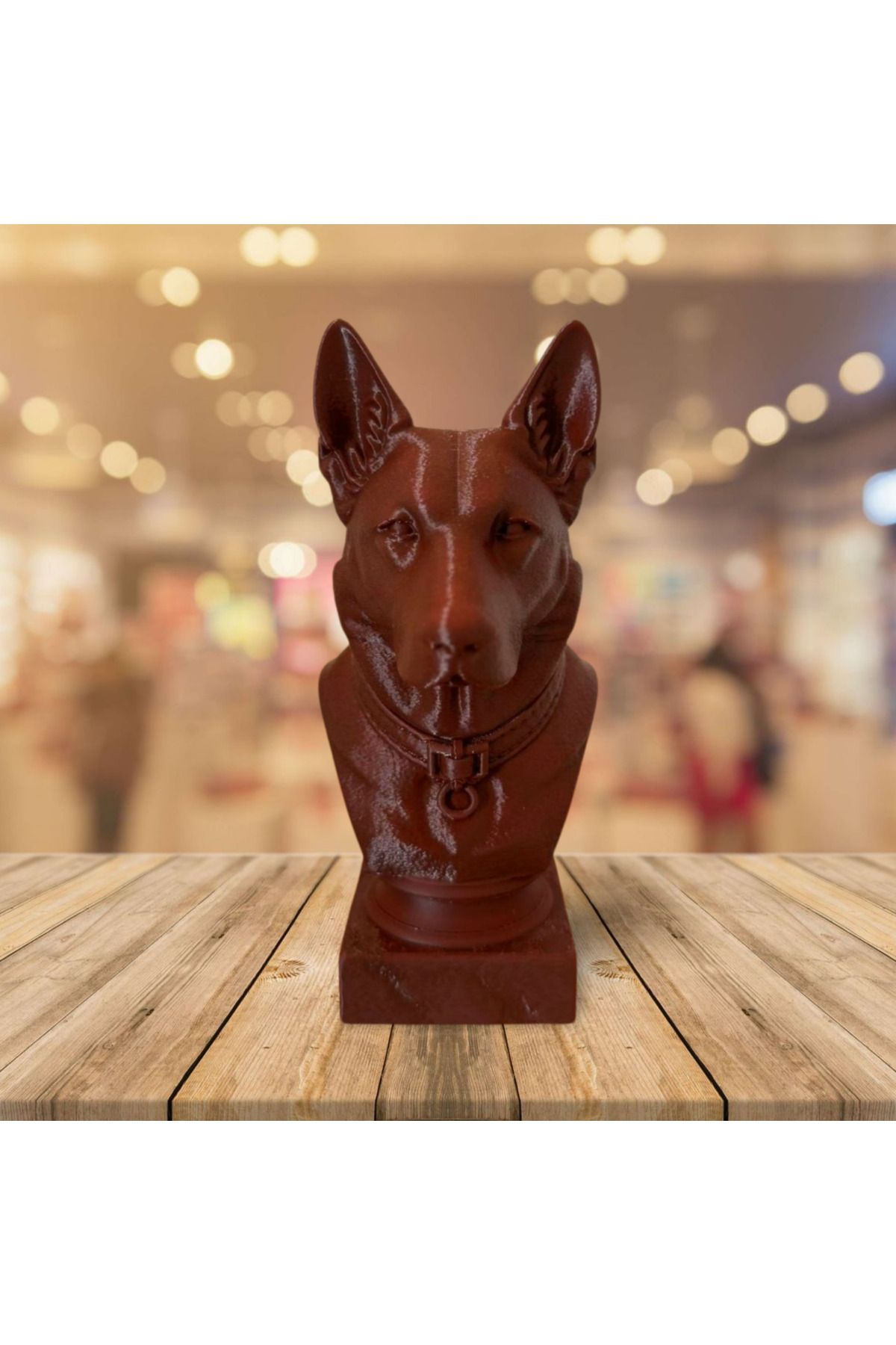 BatuBilge3d Dekoratif Alman Kurdu Shephard Köpek Büstü
