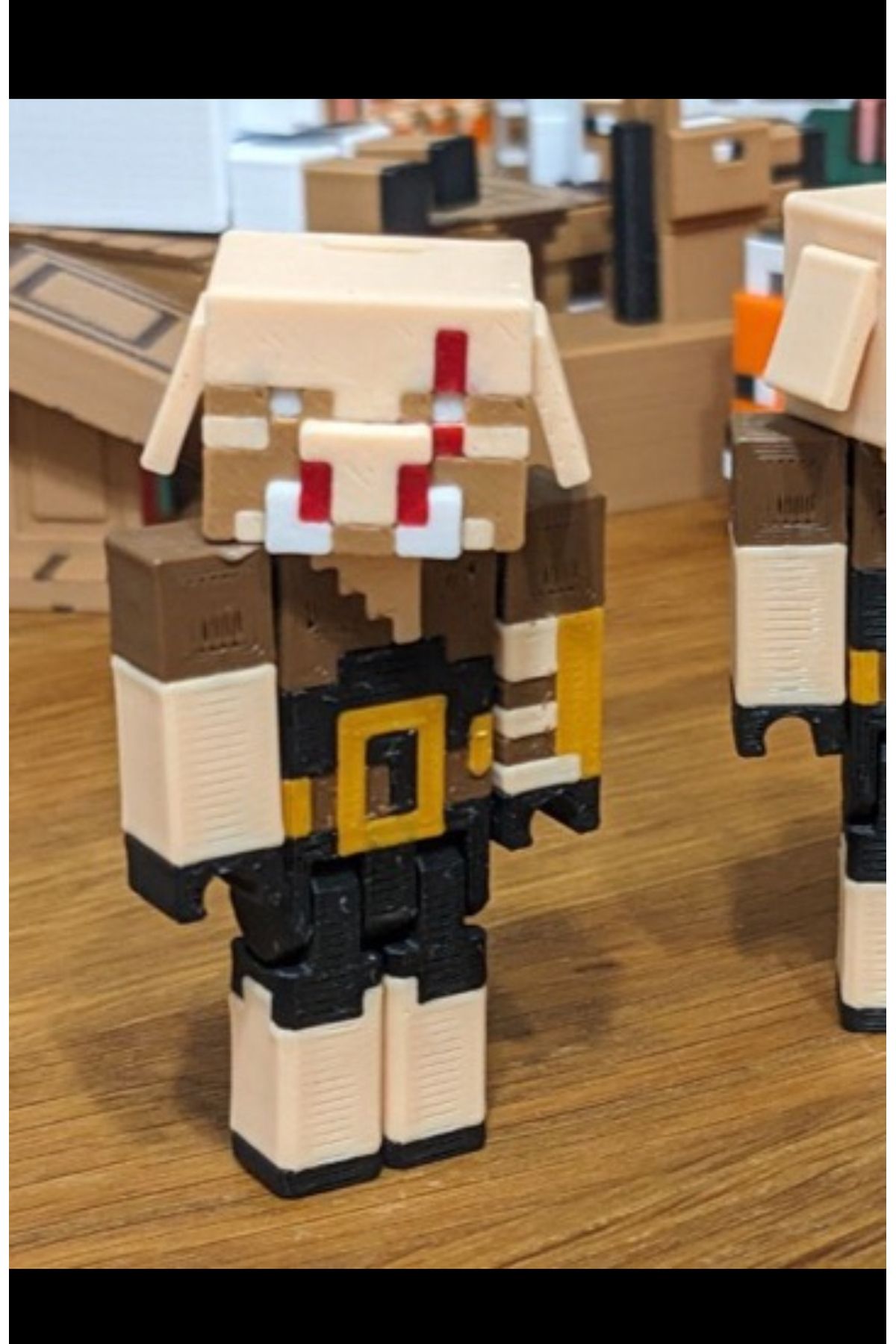 NOMOTHETIC Minecraft Piglin Brute – Hareketli (Articulated) 3D Baskı Figür