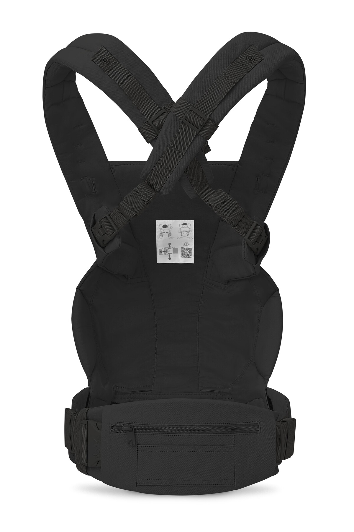 Ergobaby Omni Deluxe Cotton (Onyx Black) 4 Farklı Taşıma Pozisyonlu Ergonomik Kanguru, 0-4 Yaş Yeni Doğan fotoğrafı 4 (önizleme)