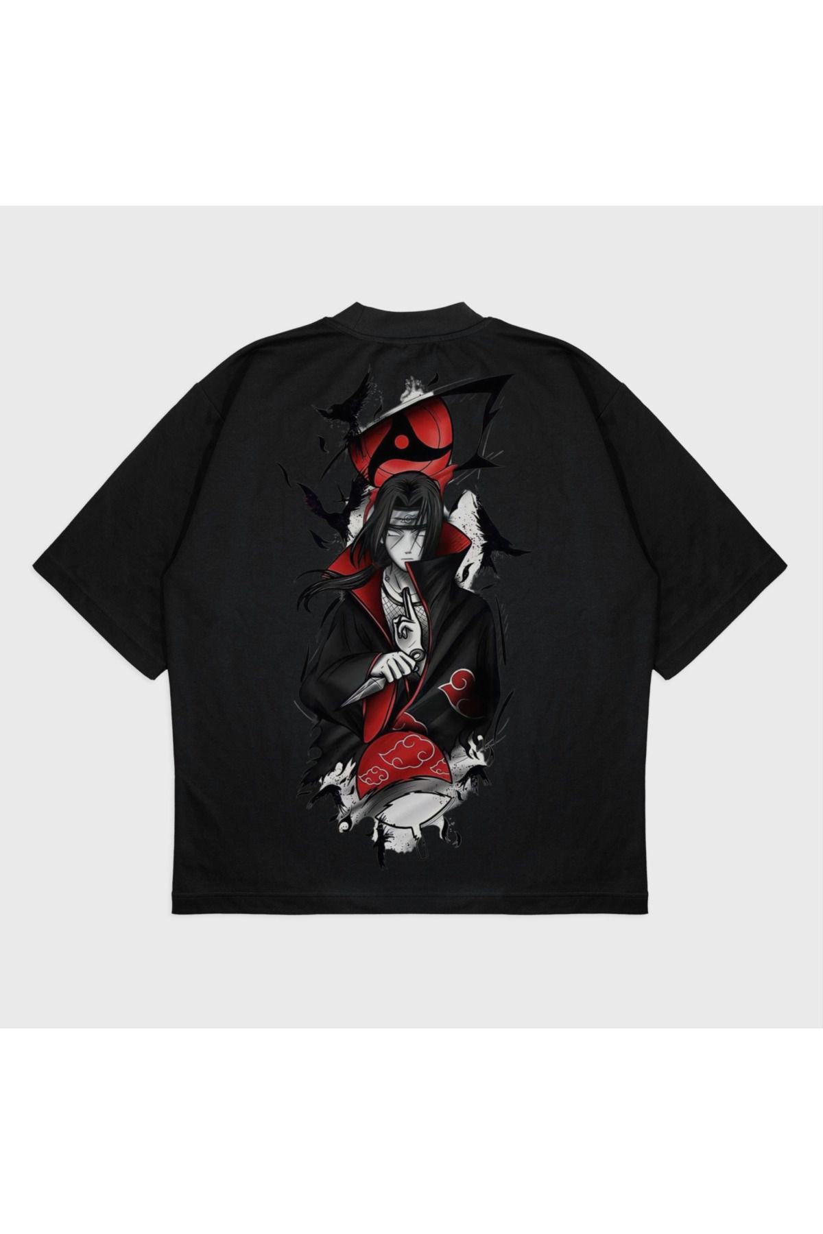 PAİN Oversize 'Uzumaki Naruto' Baskılı T-Shırt